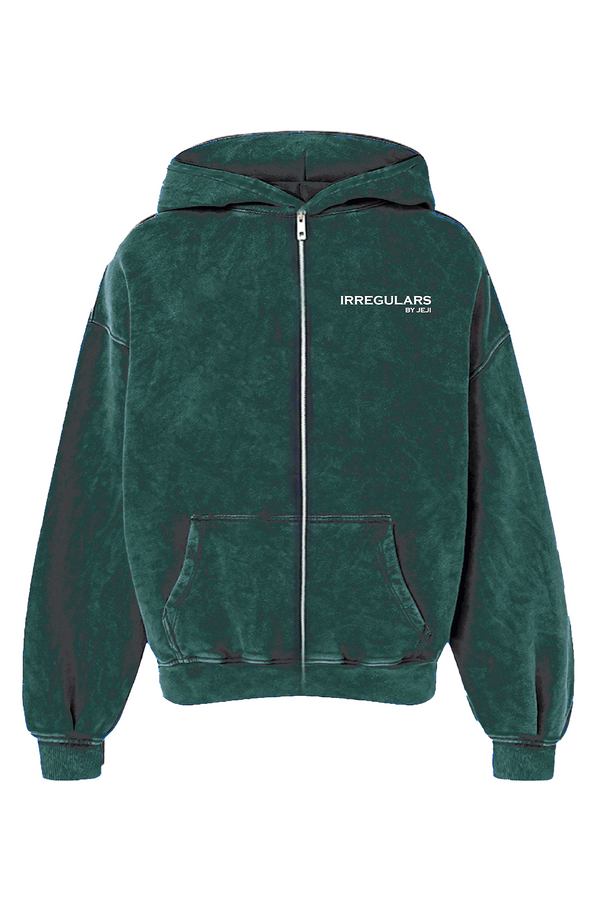 Irregulars Zipper Hoodie – The Unyielding Spirit