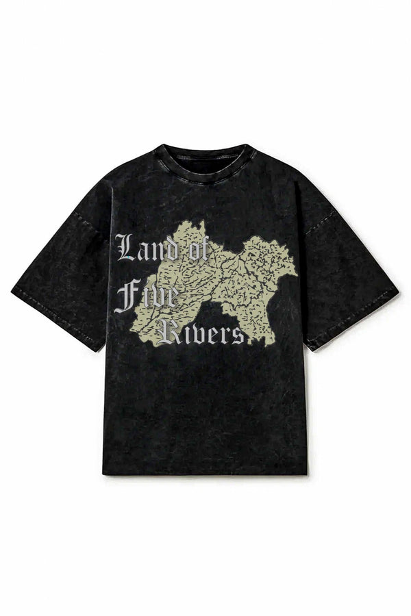 Land of Five Rivers Oversized T-Shirt